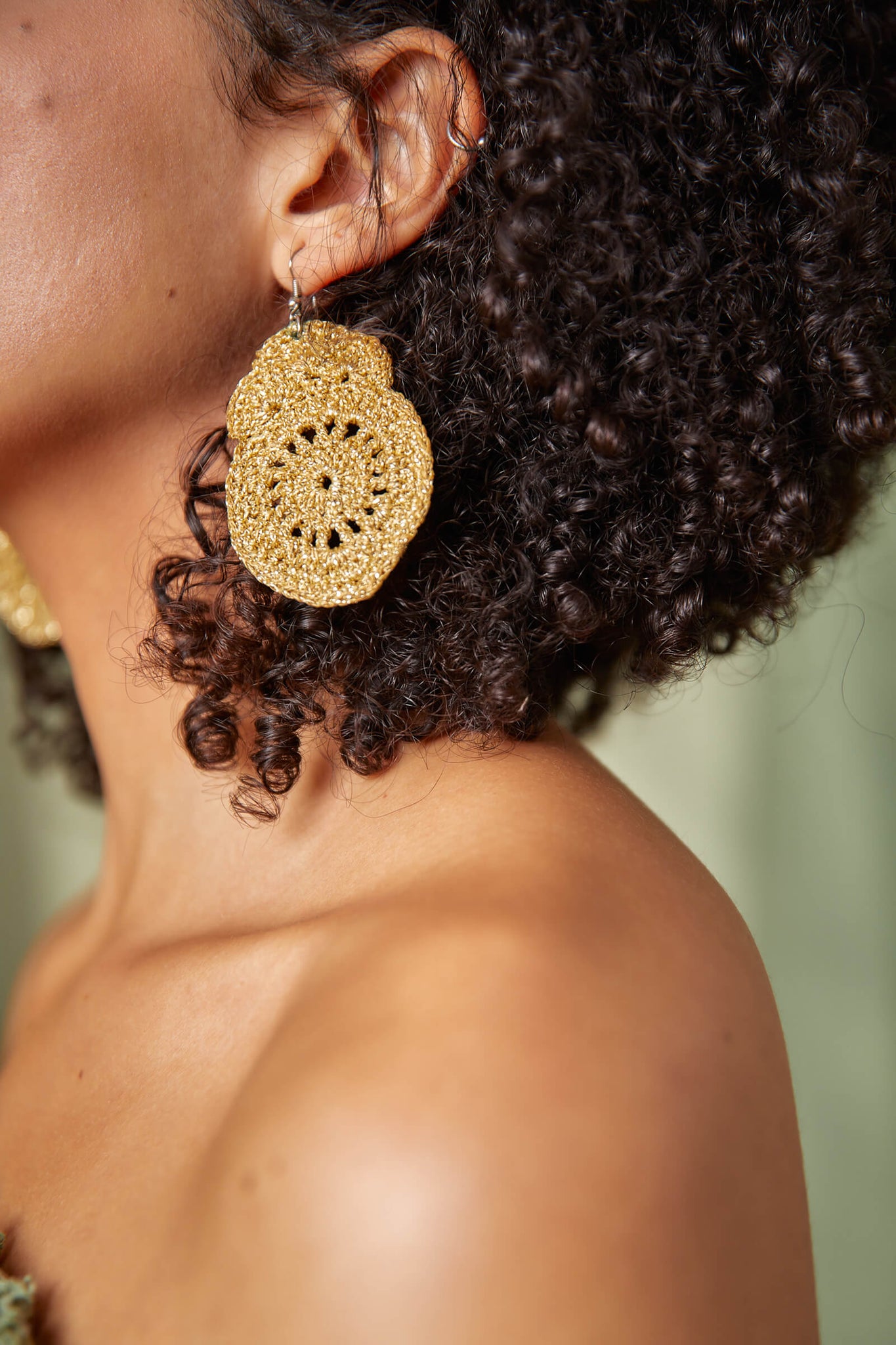 Golden Heart earrings