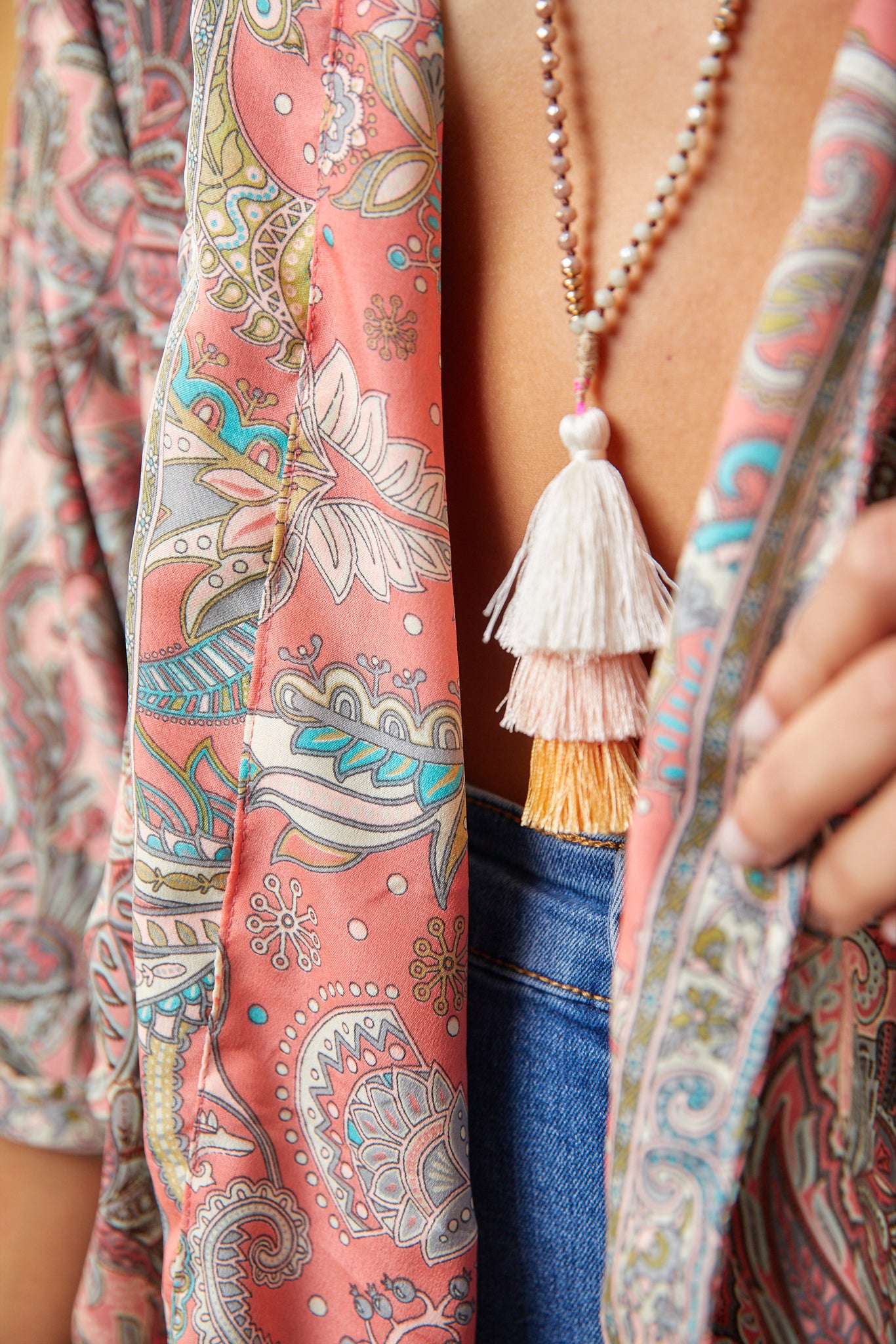 Reversible Kimono Indian Silk