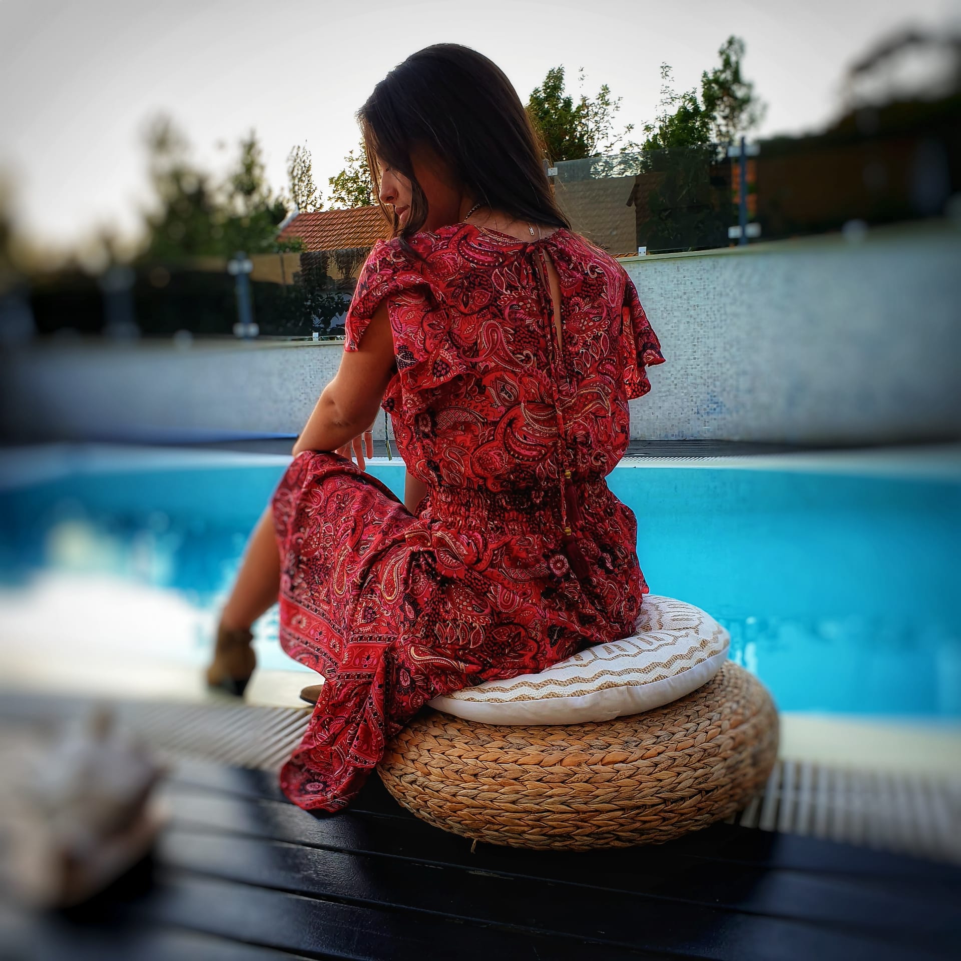 Elegant jumpsuit Indian Silk